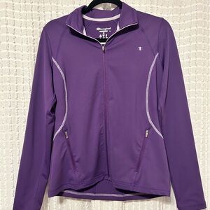 Champion Powertrain Women's Medium Purple Lightweight Jacket Full Zip